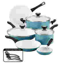 Hot Sale Professional Ceramic Nonstick Cookware Ensemble de batterie de 12 pièces